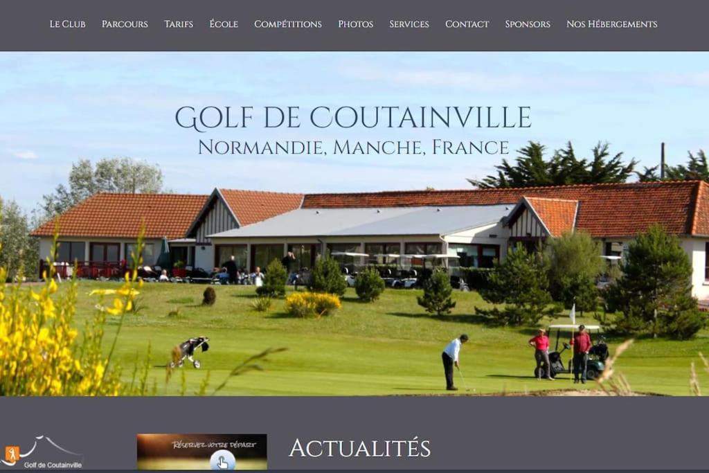 Maison Bord De Mer Individuel Gouville-sur-Mer Kültér fotó